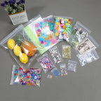 Somoga 50 PCS 10" x 13" Clear Thick 5 Mil Zip Poly Lock Plastic Bags Reclosable Zip Seal Bags Heavy-Duty Seed Food Storage Zipper Bag