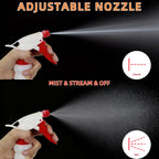 Brsazee 6 Pack 16oz Spray Bottles, Reusable Fine Mist Water Sprayer for Plants, Cleaning, High Output Ultrafine Misting Plastic Spray Bottles for Water, Salon, Garden, Kitchen and Bathroon