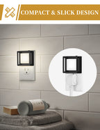 DORESshop LED Night Light, Plug-in [4 Pack], Dusk to Dawn Sensor, Night Lights Plug into Wall for Bedroom, Bathroom, Toilet, Stairs, Kitchen, Hallway, Kids,Adults, Nightlight, Daylight White 5000K…