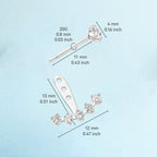 Limerencia F136 Hypoallergenic Pure Titanium Earrings for Women
