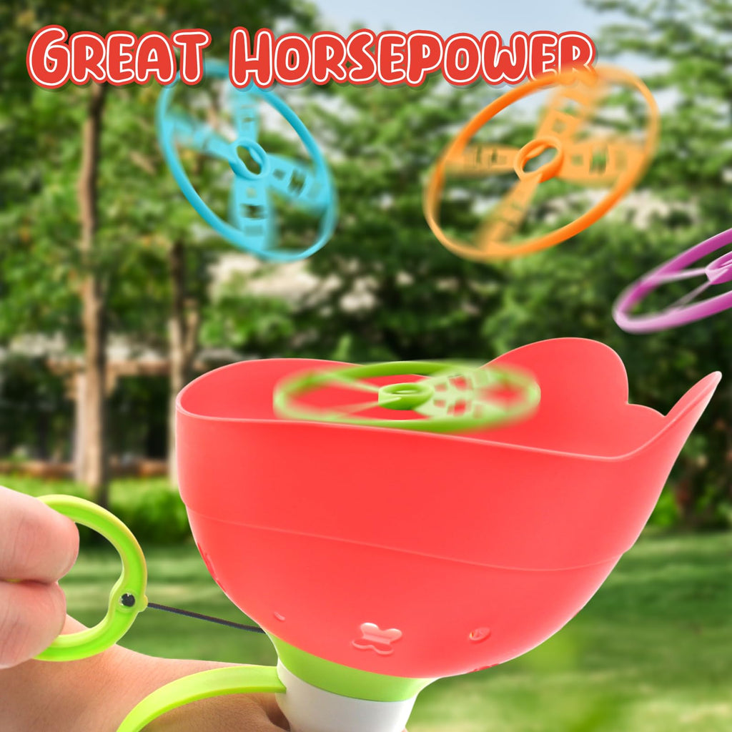 Outside Toys for Kids Ages 4-8 - Manual Capture Catching Game with 24 Discs