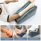 TBXONMOW Arm Elevation Pillow Arm Wedge Pillows for Adults Arm Support Pillow with Pocket for Post Surgery Elbow Rest Pillow with Removable Pillow for Sleeping(Grey)