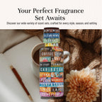 P&J Trading Fragrance Oil Winter Set | Cinnamon, Gingerbread, Sugar Cookies, Harvest Spice, Peppermint, and Christmas Wreath Candle Scents for Candle Making, Freshie Scents, Soap Making Supplies