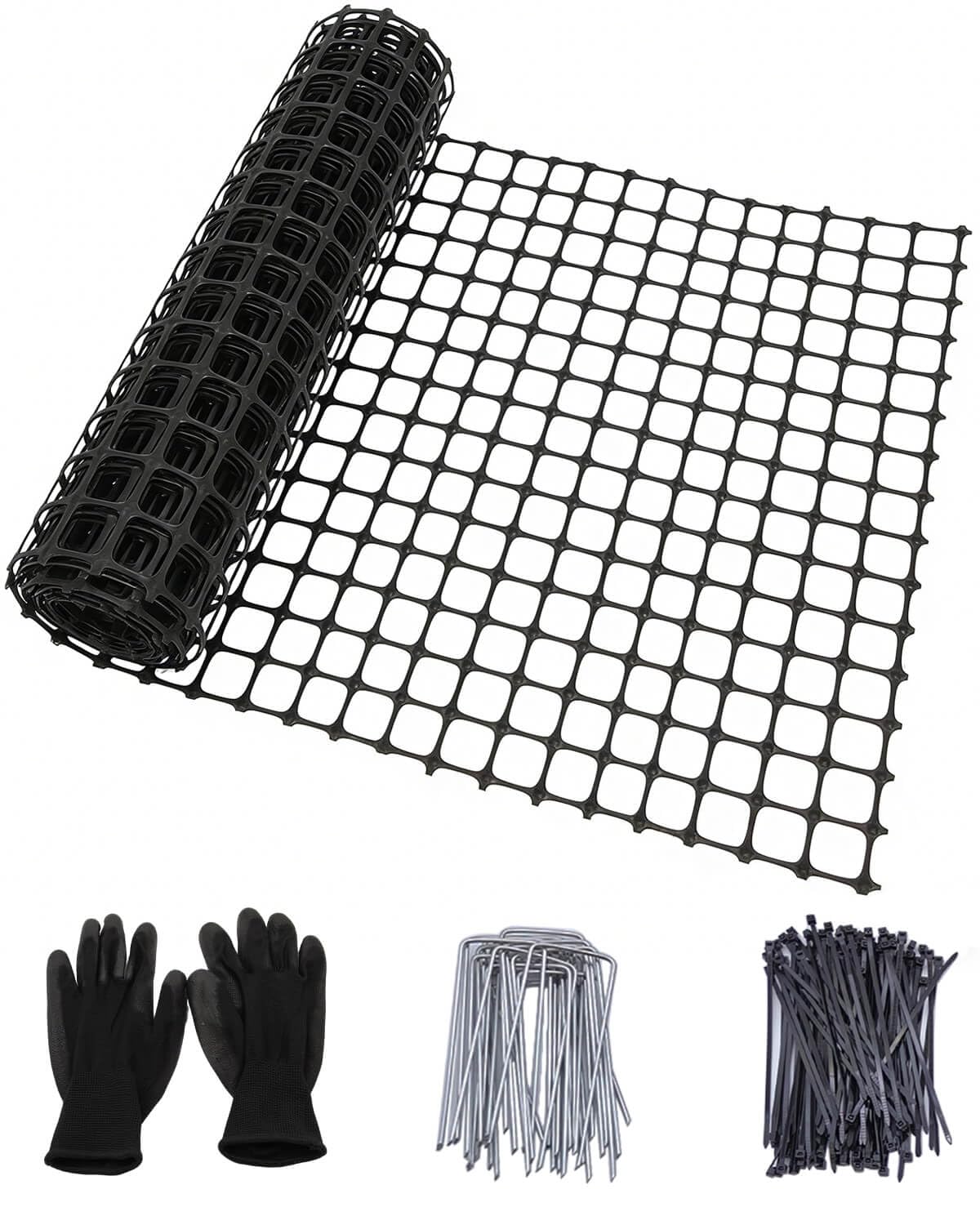 Chicken Wire Fencing - Plastic Chicken Wire Mesh Fence Netting for Garden