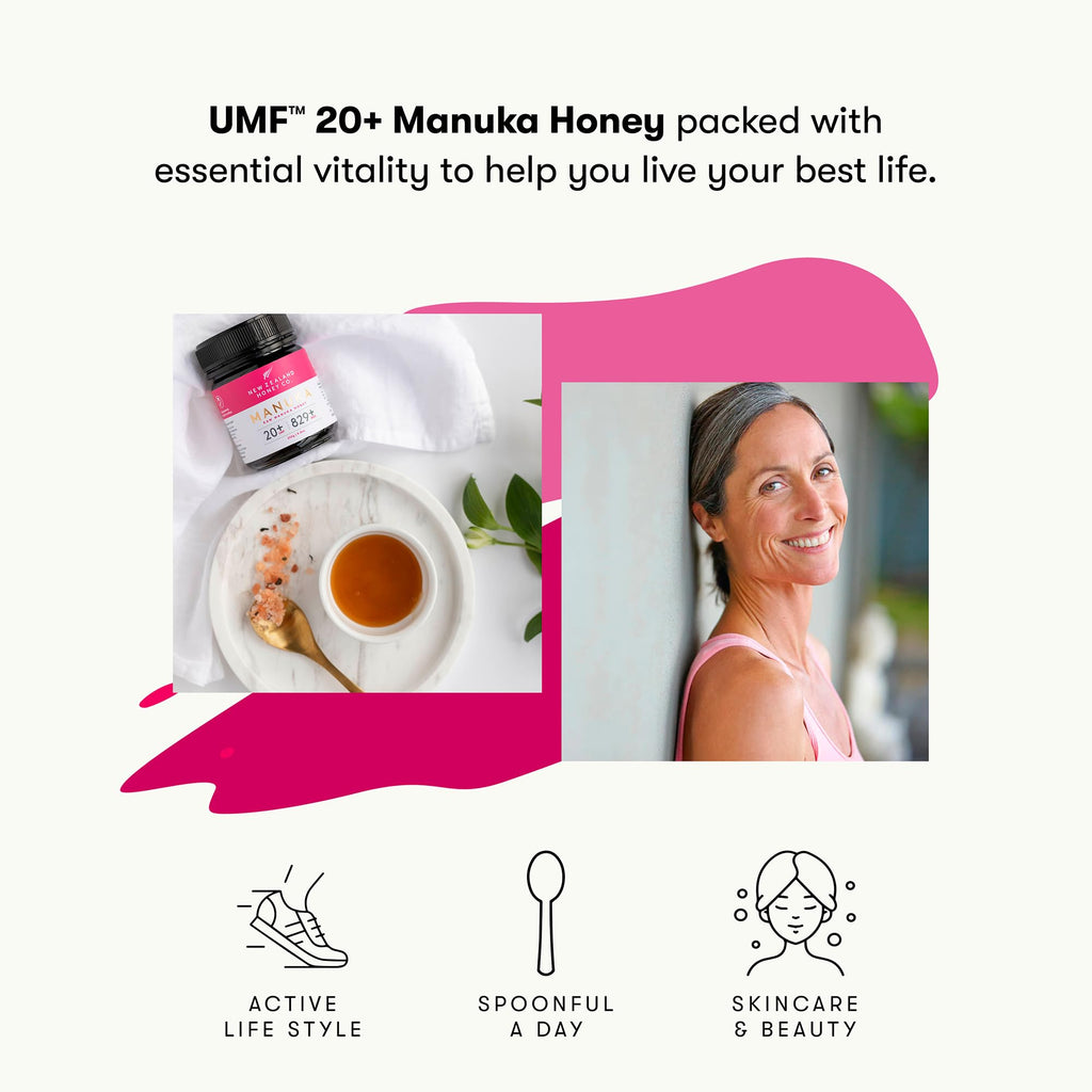 New Zealand Honey Co. Raw Manuka Honey UMF 20+ / MGO 829+ | UMF Certified | 4.4oz