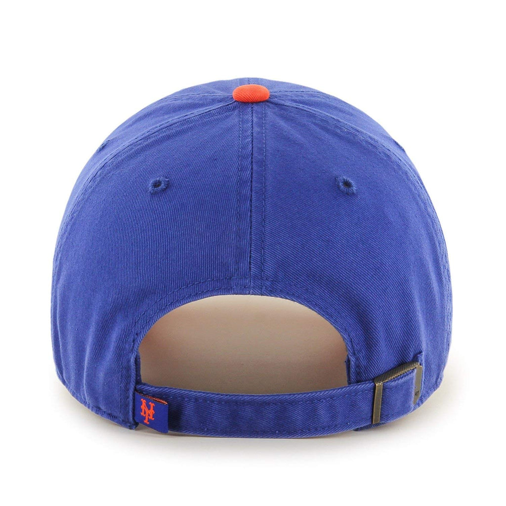 47 New York Mets Brand MLB Clean Up Adjustable Blue - Mr. Met Logo