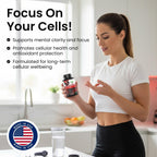 Vegan Mitochondrial Support – Advanced Cellular Wellness & Natural Energy Formula with CoQ10, PQQ, Acetyl-L-Carnitine, Alpha-Lipoic Acid, Magnesium, BioPerine® - Daily Support (60 Capsules)