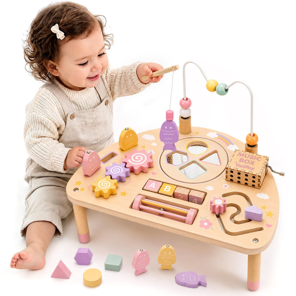 Vanplay Montessori Toys for 1 2 Year Old Girl Gift - 1st Christmas Birthday