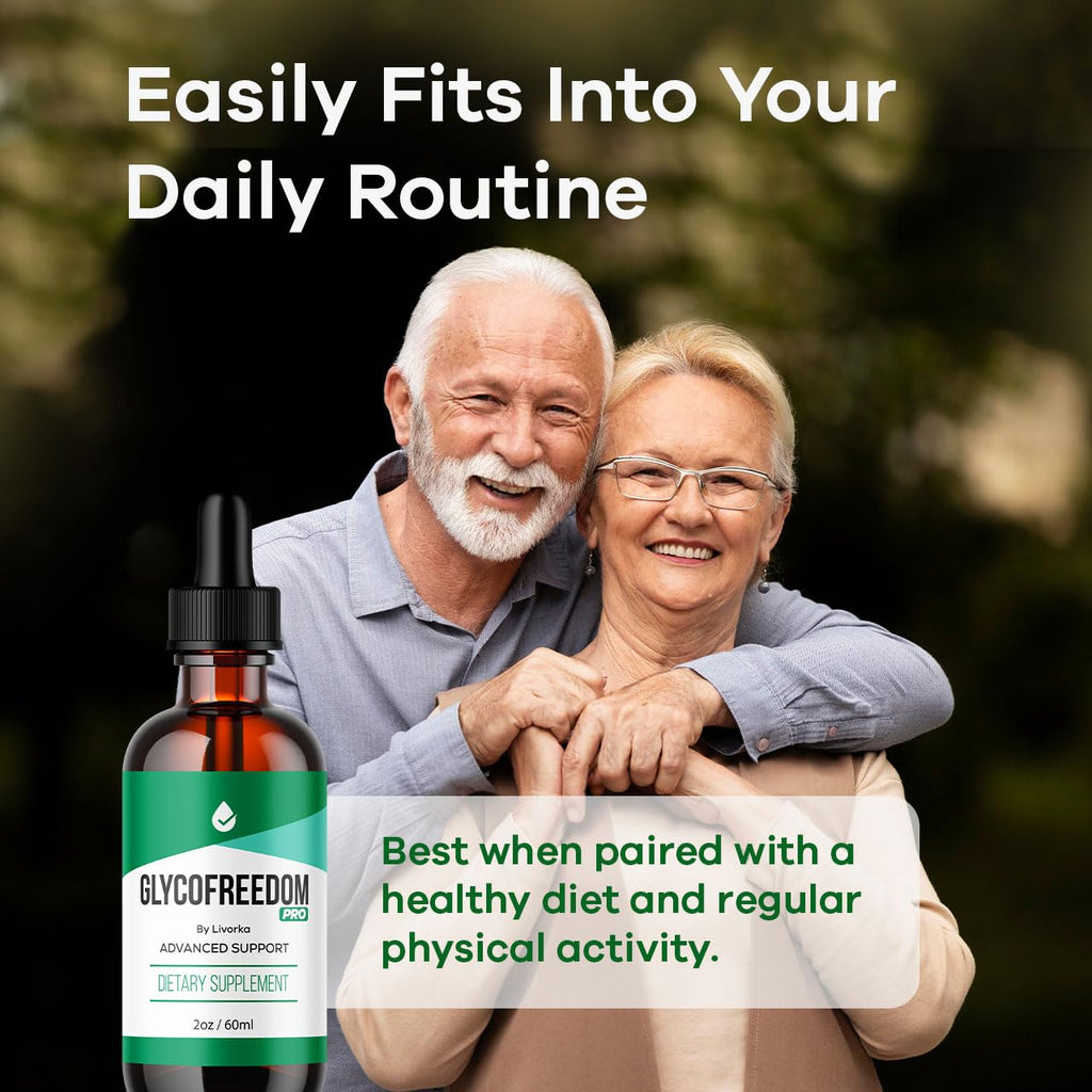 (3 Pack) GlycoFreedom Drops, GlycoFreedom, GlycoFreedom Liquid Drop, Advanced Formula GlcoFreedom, 2oz, 60ml, 3 Months Supply.