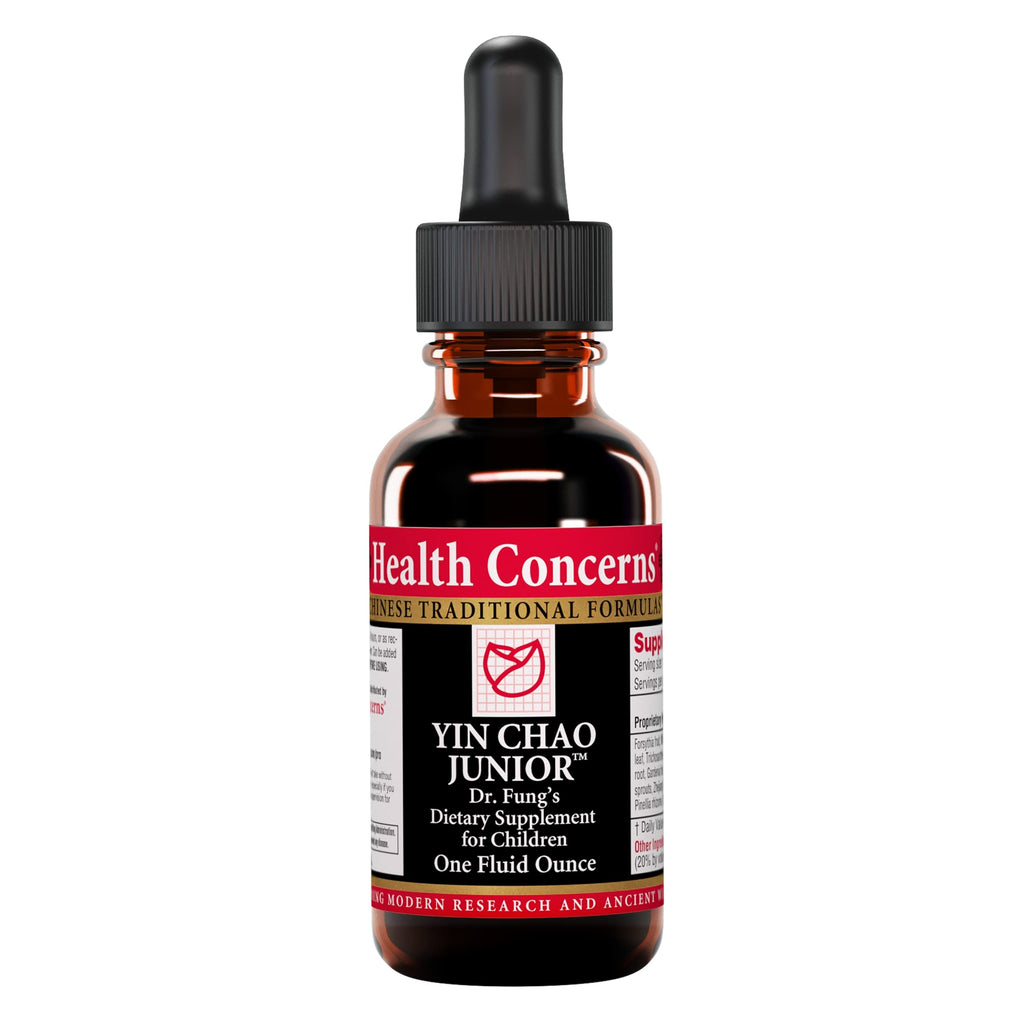 Health Concerns Yin Chao Junior – Immune Support Supplement – Herbal Drops with Forsythia & Mulberry Leaf – Child Cold Support, Fever Relief, Respiratory Health – Chinese Herbal Formula – 1 fl oz
