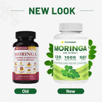 vivcmin 240 Moringa Capsules - Moringa Oleifera Leaf | Moringa Supplement for Energy & Immune Support - 8 Month Supply