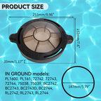 AOIT PL1585 Pool Pump Lid Basket Cover Replacement for Harris 72729 72730, Compatible with Doheny Above Ground Pool Pump 72728, PL1600 PL1601 HydroTools Fit for 0.75 hp 1 hp 1.5 hp with O-Ring
