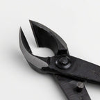 Wazakura Hand Forged Bonsai Concave Branch Cutter, Made in Japan 8 inch (200mm), Japanese Gardening Tools, Straight Edge Black