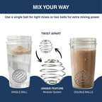 Shaker Balls for Protein Shakes, 304 Stainless Steel Shaker Balls for Bottles, Smooth Mixing (6 Small 6 Large)