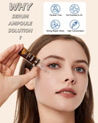 VOFEL Anti Aging Serum with Hyaluronic Acid for Microneedling Serum Ampoules for Face 0.35 oz 4 Vials