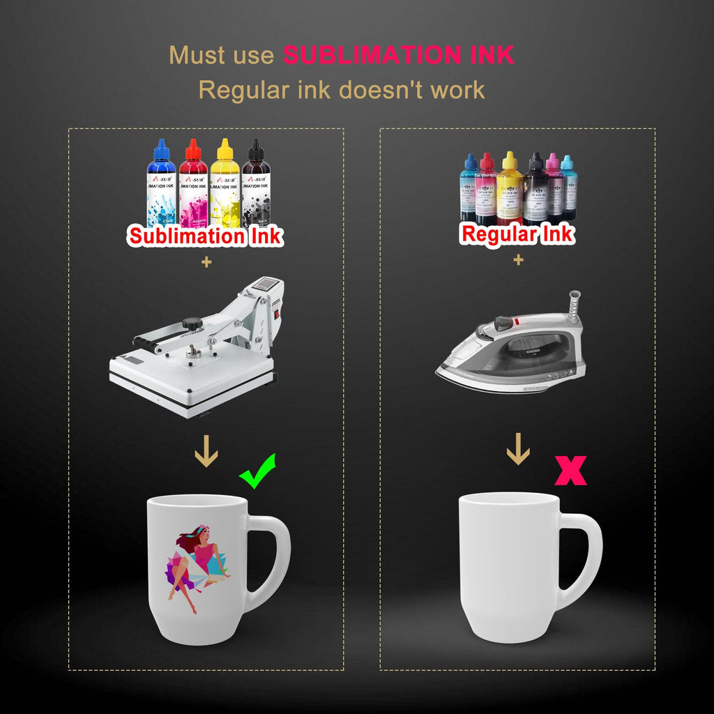 A-SUB Sublimation Paper 8.5x11 Inch 110 Sheets 125g