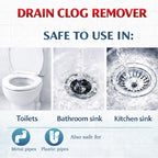 Drain Clog Remover, Liquid Plumber Drain Cleaner, Sink Cleaner Garbage Disposal and Deodorizer, Pipe Cleaners for Shower or Sink Drains, Professional Toilet Unclogs and Removes Hair, Blockage (2 pcs)