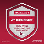 K9 Advantix II Flea & Tick Topical for Large Dogs 21–55 lbs., 1ct