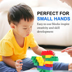 Dimple Building Blocks for Toddler (300 Pcs) Stacking Toys & Puzzle Games for Learning and STEM Fun Montessori Toys, Educational Baby Blocks Age 3+ Toddler Boy & Girl Birthday for Kids