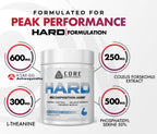 Core Nutritionals Hard Recomposition & Hardening Agent | Hormone Support, Cortisol Management, Fat Loss | with KSM-66, DIM, & L-Theanine | 84 Capsules, 28 Servings
