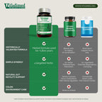 VIFADIMED Rhubarb, Bowel Movement & Constipation Relief, Prokinetics Gut Motility Activator, Regularity, Gong Today,Poop Pills.45 Capsules