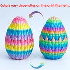 3D Printed Dragon Eggs - 9” Flying Dragon Inside, Large Vibrant Collectible, Fantasy 3D Animals Toys for Kids and Adults, Cool Desk Decor for Christmas, Birthday, Easter Stuffers, Graduation (Rainbow)