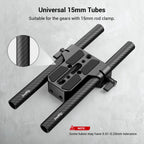 SmallRig 15mm Carbon Fiber Rod for 15mm Rod Support System (Non-Thread), 8 inches Long, Pack of 2