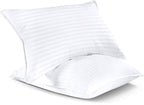 Utopia Bedding Bed Pillows for Sleeping King Size (White), Set of 2, Down Alternative Pillow for Sleeping, Cooling Hotel Quality Pillow Set for Back, Stomach or Side Sleepers