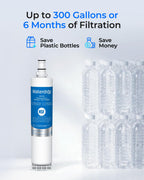 Waterdrop 4396508 Refrigerator Water Filter, Replacement for Everydrop® Filter 5, EDR5RXD1, Whirlpool® WF-NLC240V, 4396510, NLC240V, PNL240V, 4396508p, 4396547, 4392857, LC400V, 3 Pack