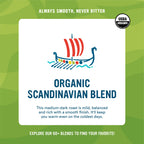 Cameron's Coffee Roasted Whole Bean Coffee, Organic Scandinavian Blend, 4 Pound