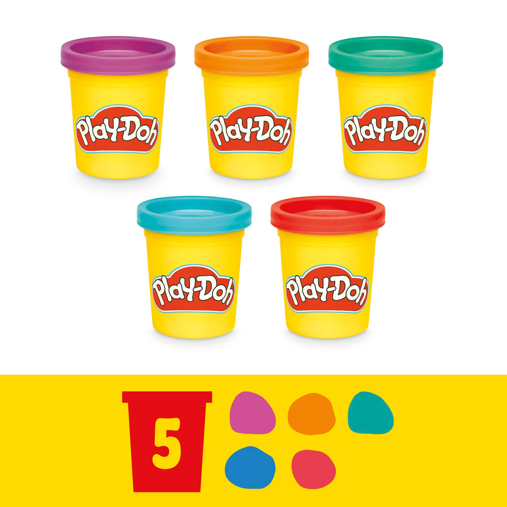 Play-Doh Fun Tub Set, 19 Accessories & Reusable Storage Container, Preschool Toys, Kids Arts & Crafts, Back to School Gifts, Ages 3+ (Amazon Exclusive)