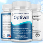 (3 Pack) Optivell Eye Capsules, Official Optivell Eye Vitamin Pills with All Natural Ingredients, Advanced Vision Formula Supplement Pills Supporting Ocular Health & Wellness Naturally (180 Capsules)
