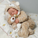 BABESIDE Lifelike Reborn Baby Dolls Boy - 17-Inch Baby Soft Body Realistic-Newborn Baby Doll Silicone Full Body Vinyl Real Life Baby Dolls with Toy Accessories