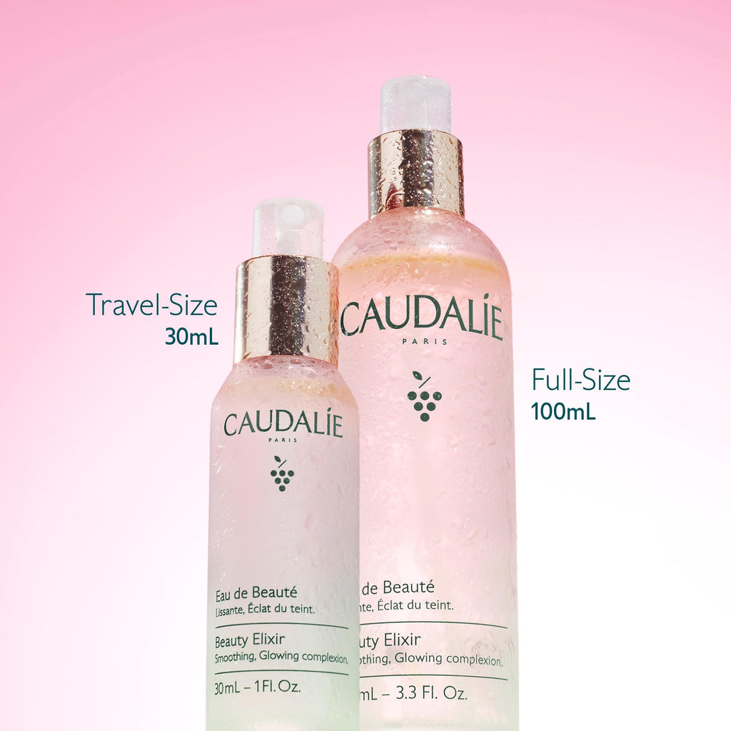 Caudalie Beauty Elixir Face Mist: Toner That Tightens Pores + Reduces Dullness + Sets Makeup - 100 mL
