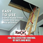 RatX Rodent Control Bait Pellets for Rats & Mice – Poison Free, Pet Safe Indoor & Outdoor Use Pellets 18 oz. Bag