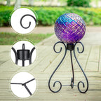VCUTEKA Gazing Ball Stand, Metal Garden Gazing Globe Stand for 10-12" Globe