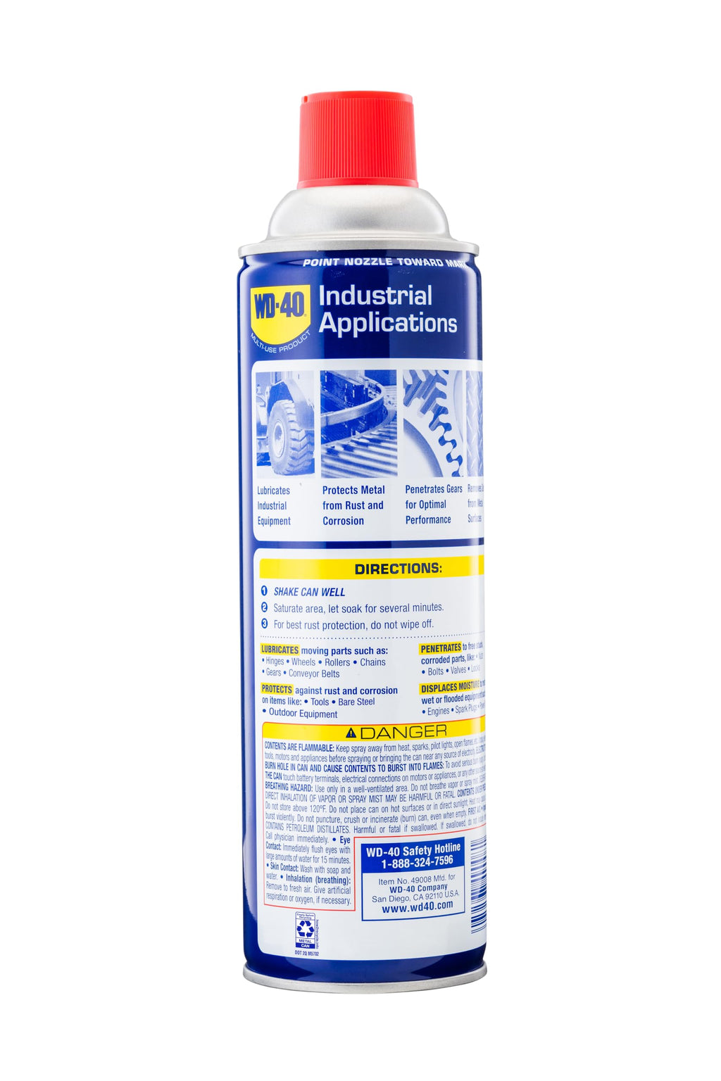 WD-40 Multi-Use Product, Industrial Size, 16 OZ