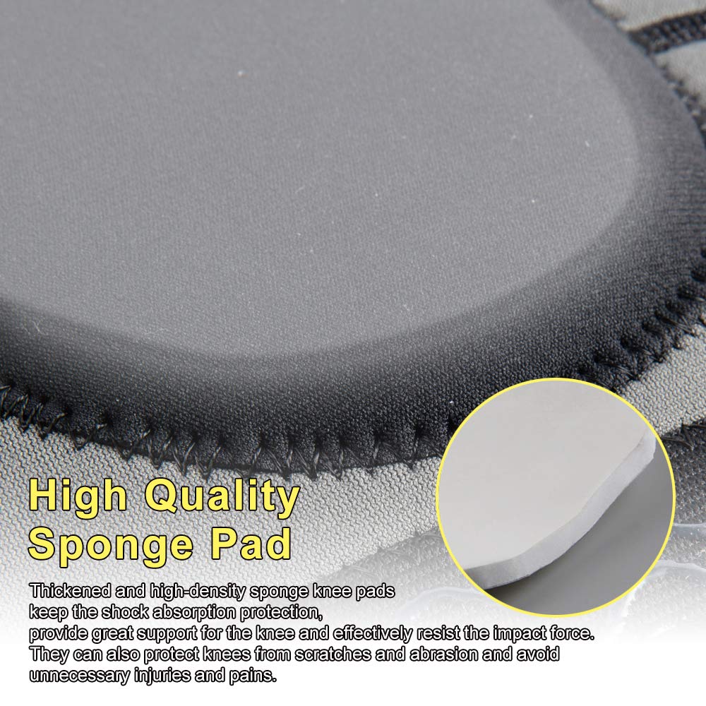 HUEGLO Dance Knee Pads for Volleyball for Girls,Soft Sponge Knee Pads for Avoid Floor Burns & Bruising,1Pair,XX-Large