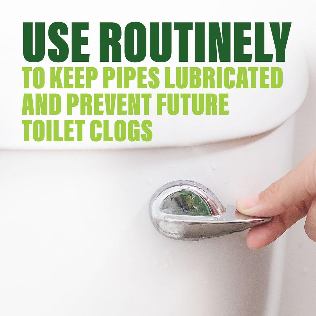 Green Gobbler Liquid Toilet Plunger | Clog Remover | Safe for Toilets and Septic | No Plunger Needed | 5 Uses