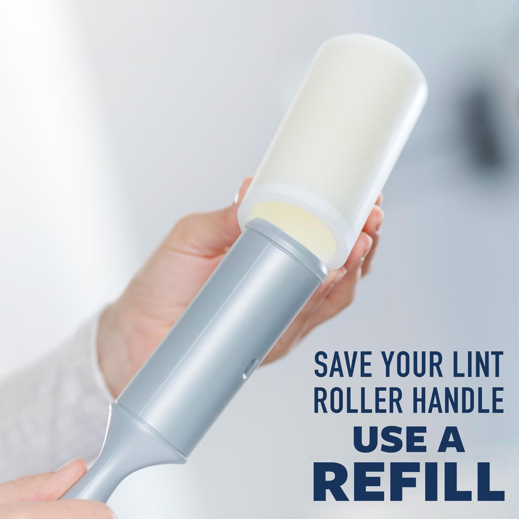 Scotch-Brite Everyday Clean Lint Roller, 3 Pack, Lint Remover for Pet Hair, Dark Clothes, Furniture, and Dusty Surfaces, Picks Up Fur & Fluff in Your Home, Car & Office, 300 Adhesive Sheets Total