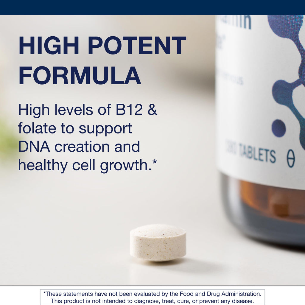 Metagenics Intrinsi Vitamin B12-Folate - with Methylcobalamin, L-5-MTHF & Intrinsic Factor - Supports Energy Metabolism, Nervous System & Heart Health - Non-GMO & Gluten-Free - 60 Tablets