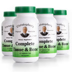 Christopher's Original Formulas Complete Tissue & Bone Formula – 100 VCaps | Herbal Support for Bones & Connective Tissue - Pack of 4