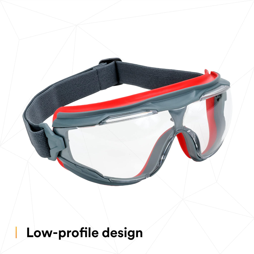 3M GoggleGear 500 Series GG501SGAF, Clear, Scotchgard Anti-fog Lens, 1 Pair