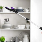 2 Pack 32 inch GrabRunner Heavy Duty(up to 10 lbs) Reacher Grabber Tool with Strong Magnetic (New Purple)