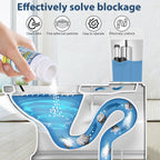 Sink & Drain Cleaner Powder - Pipeline Dredging Agent for Kitchen & Bathroom (4PCS)