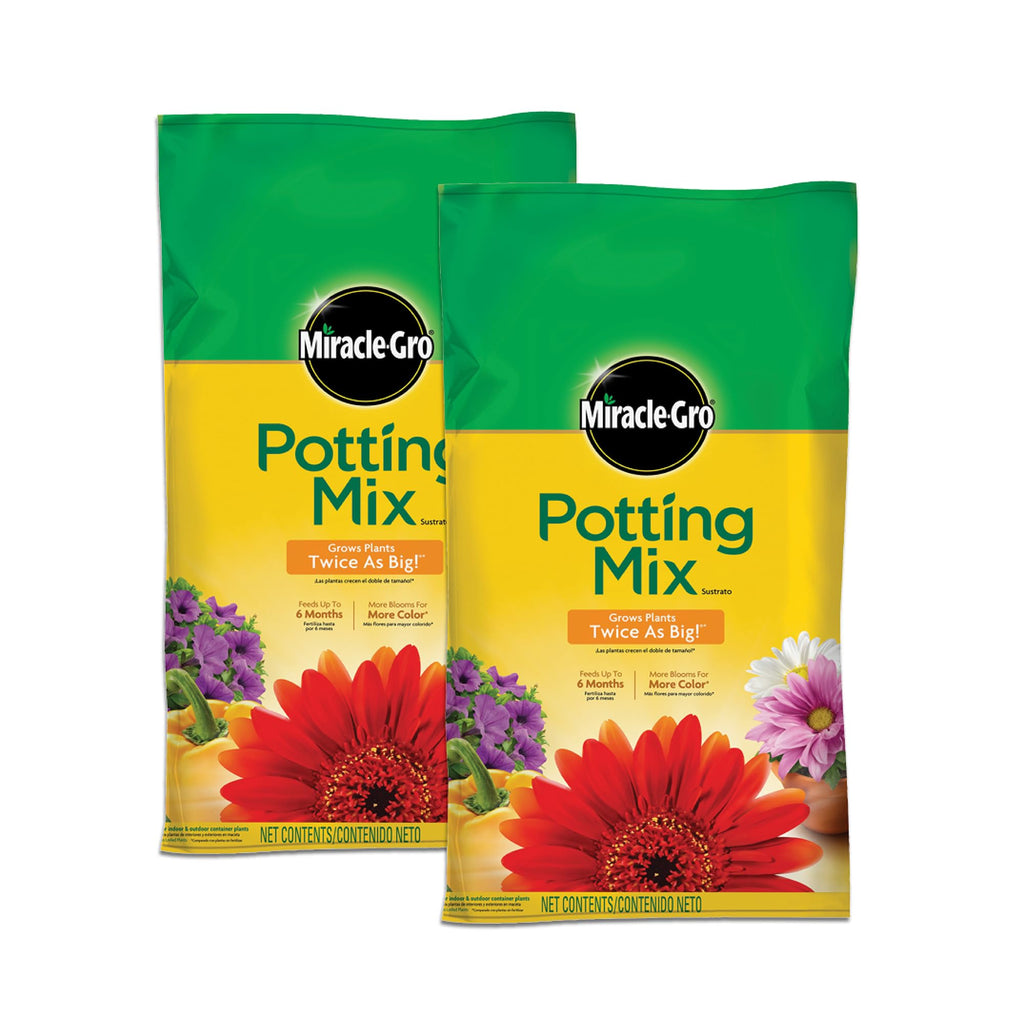 Miracle-Gro Potting Mix, 16 qt. (2-Pack)