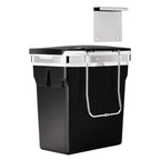 simplehuman 10 Liter / 2.6 Gallon In-Cabinet Trash Can Heavy-Duty Steel Frame, Black