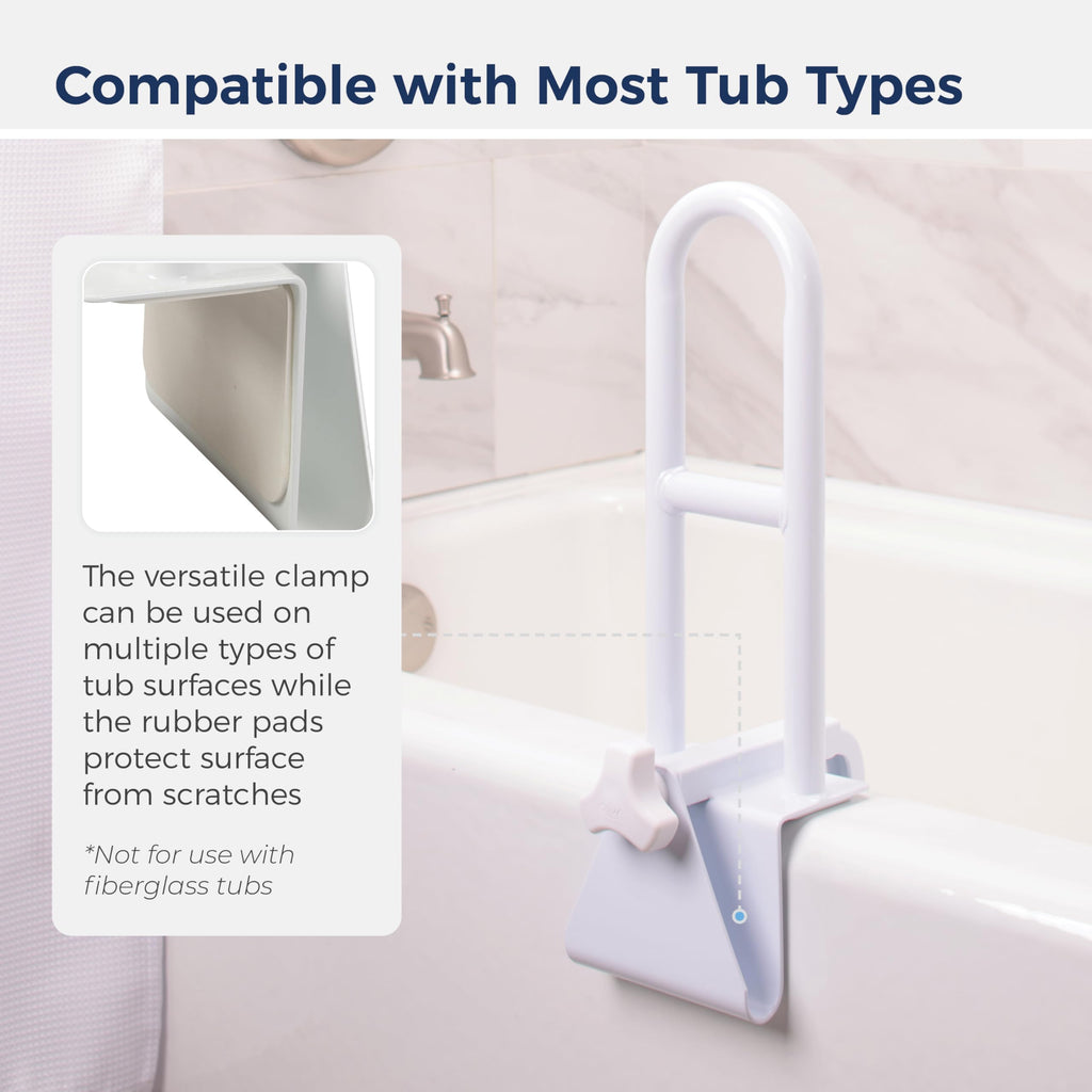 Drive Medical 12036 Handicap Grab Bar, White