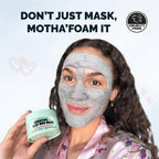 Elizabeth Mott Carbonated Bubble Detox Clay Mask – Korean Skincare for Deep Pore Cleansing, Acne, Blackheads & Oil Control – Charcoal Face Mask for Breakouts & Smooth Skin – Cruelty-Free, 3.53 oz
