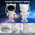 Kids Astronaut Star Projector Night Light - Galaxy Space Lamp with Remote, 8 Nebula Effects, Timer, 360° Rotating Head, Cool Room Decor, Birthday Christmas Gift for Children Teens